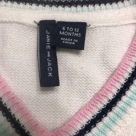 Janie and Jack argyle sweater vest - Picture 3 of 3